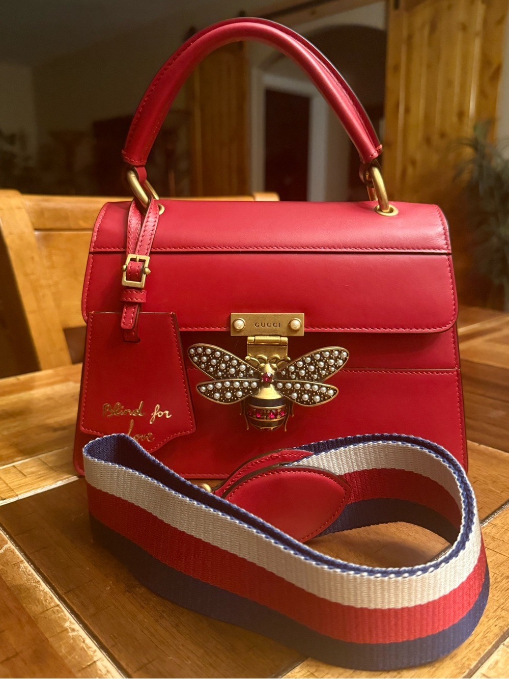 Gucci Queen Margaret Blind for Love Top Handle